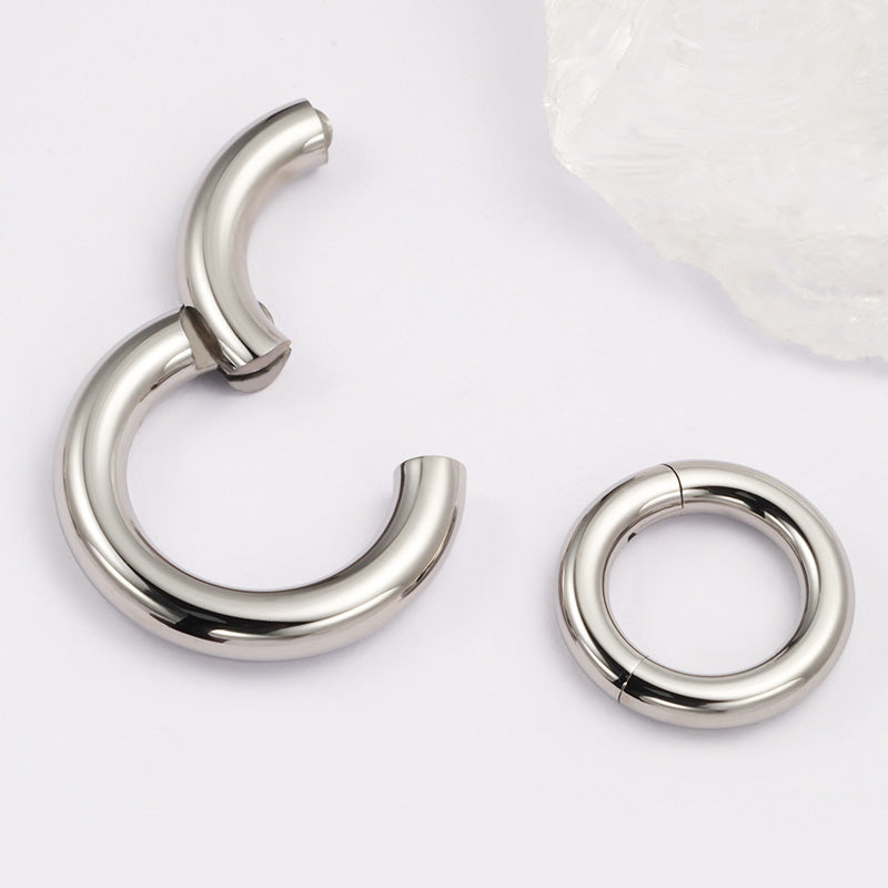 ZOOR Titanium Heavy Gauge BCR Ball Closure Hoop