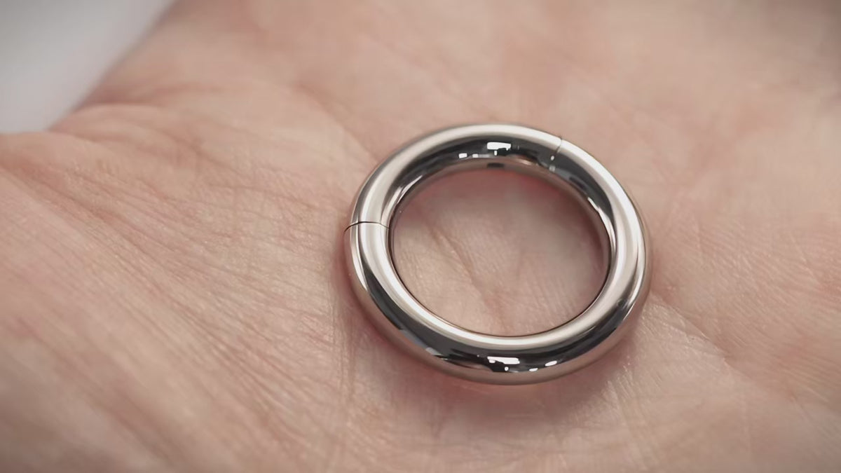 ZOOR Titanium Heavy Gauge BCR Ball Closure Hoop