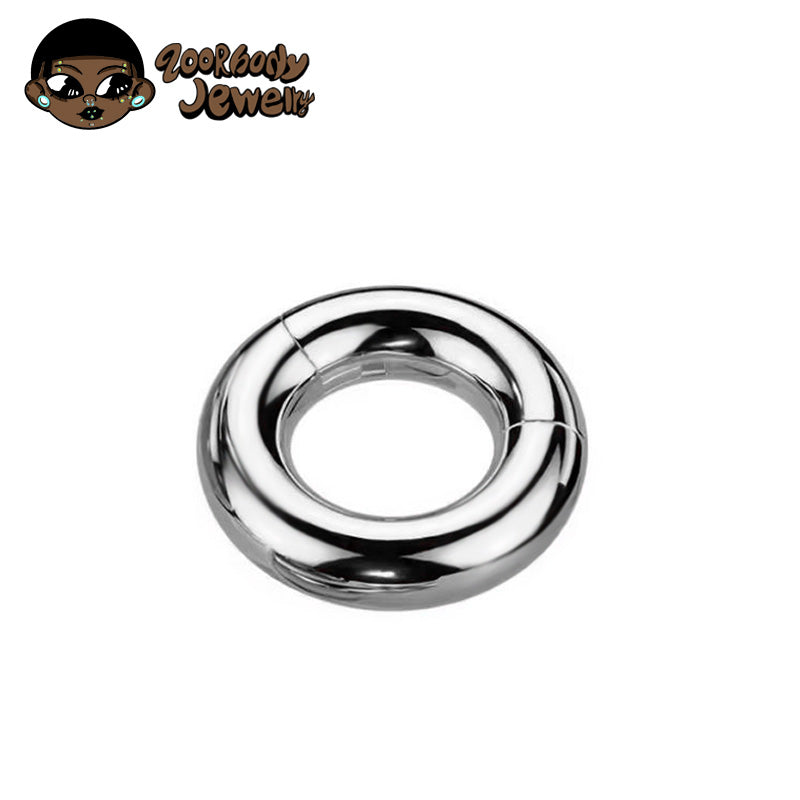 ZOOR Titanium Heavy Gauge BCR Ball Closure Hoop