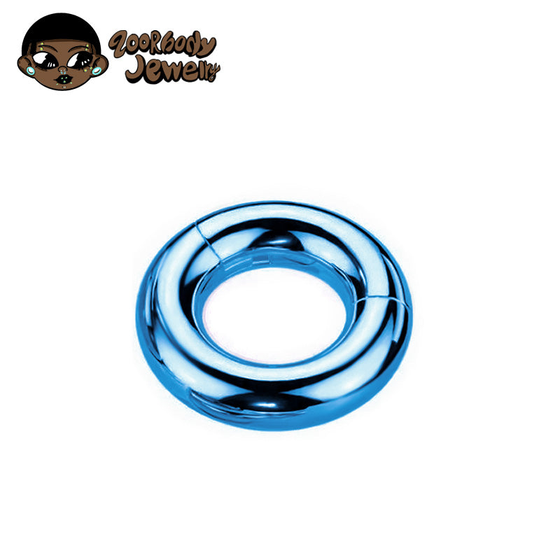 ZOOR Titanium Heavy Gauge BCR Ball Closure Hoop